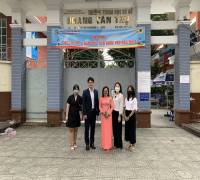 황반투 중학교 (THCS HOANG VAN THU) 파견교원 방문 (2022.09.12) Ghé Thăm Trường THCS Hoàng Văn Thụ